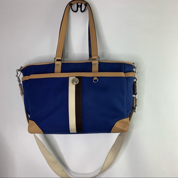 Coach Canvas Tote Briefcase Baby Bag - Picture 1 of 11